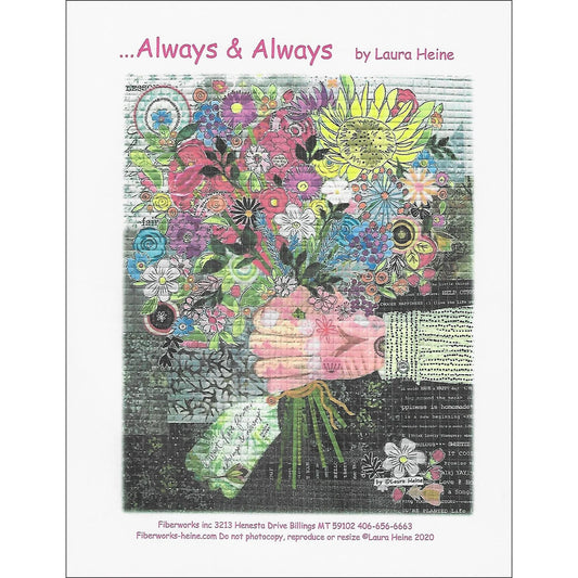 Always & Always Collage Printed Pattern by Laura Heine