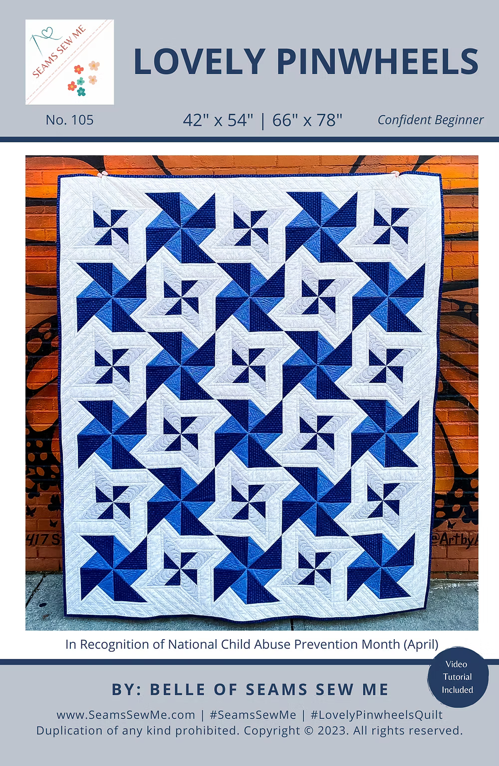Lovely Pinwheels Quilt Pattern