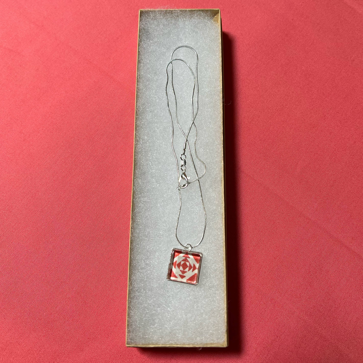 Red Pineapple Small Pendant