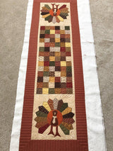 Run with Barb, beginner friendly Let's Talk Turkey Table runner or Topper Saturday 10/3 10:30-4pm All fabric supplies included