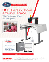 BERNINA Q 16 Plus with Adjustable Foldable table Free Gifts with purchase through 8/31/2026