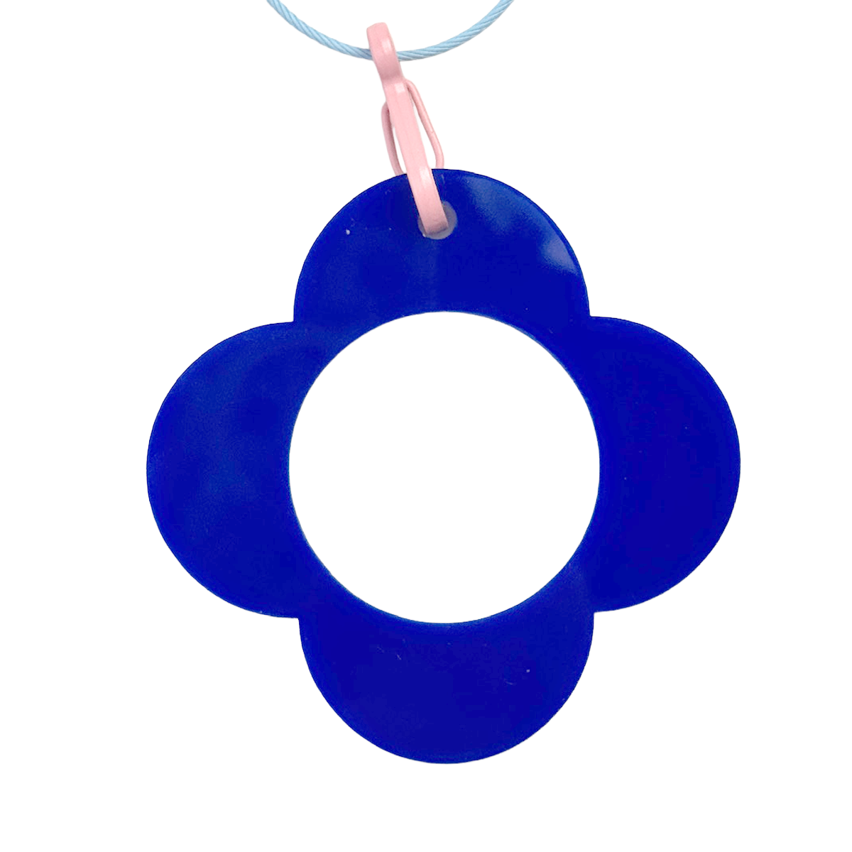Bag Tag: Mod Flower: Pink