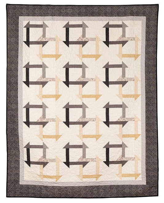 Circle of Fifths Illusion Quilt Printed Pattern