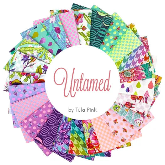 Untamed Neon Fat Quarter Bundle Tula Pink for FreeSpirit Fabrics