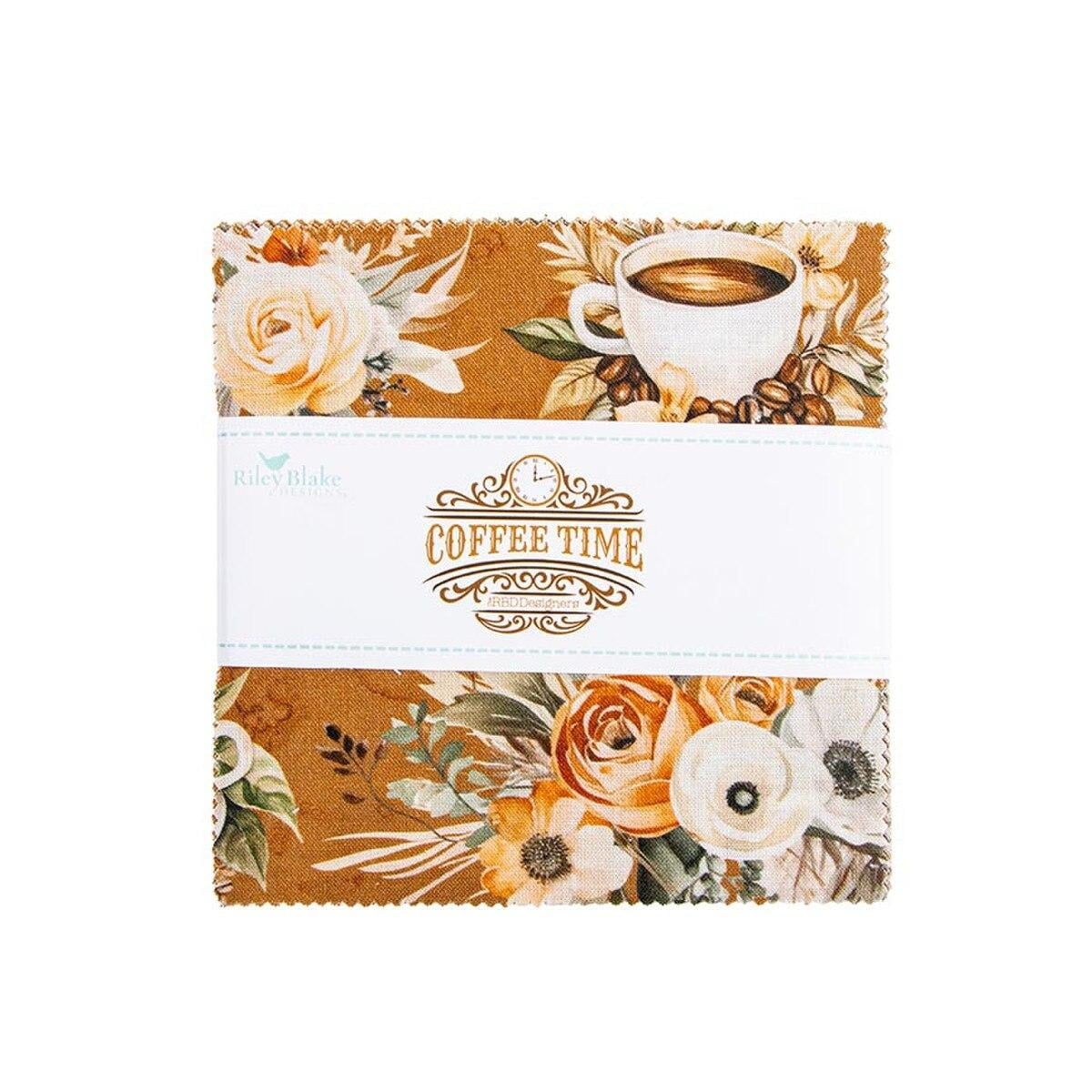 Coffee Time 5" Stacker | Riley Blake Designs | 42 PCs