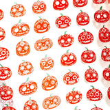 Jack-O-Lantern Clear TPU Vinyl Fabric for Bag Making