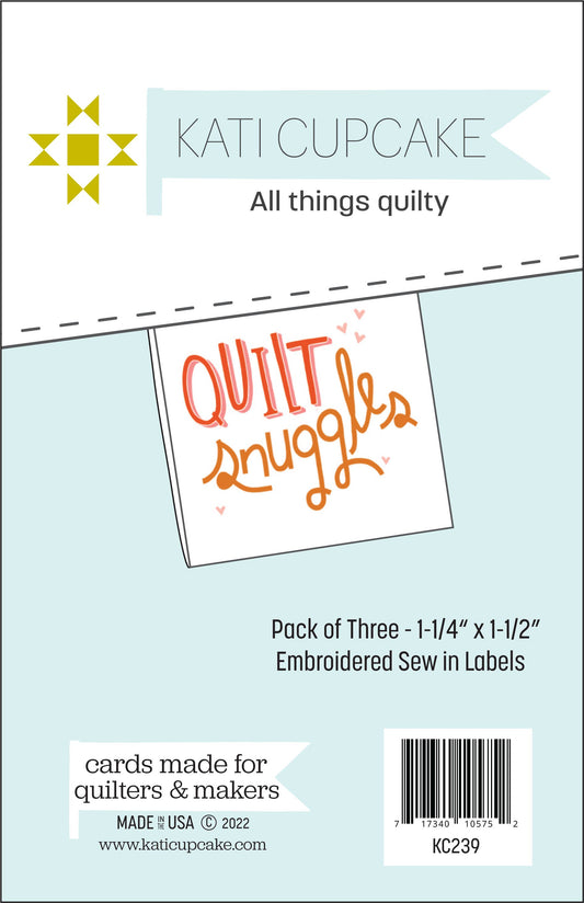 Quilt Snuggles - Sew in Label Pack