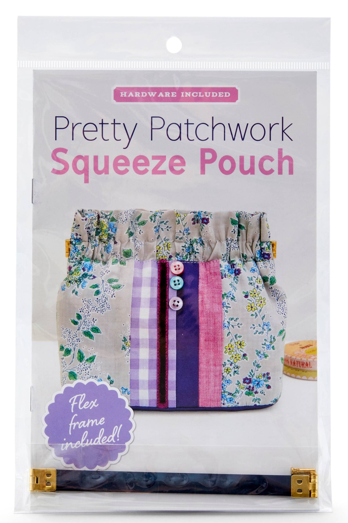 Pretty Patchwork Squeeze Pouch (#ZW2422)