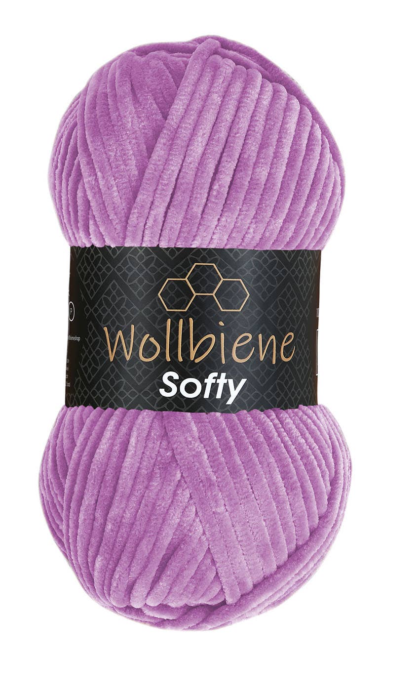 Wool bee softy chenille wool 100gr super bulky knitting: Turquoise 07