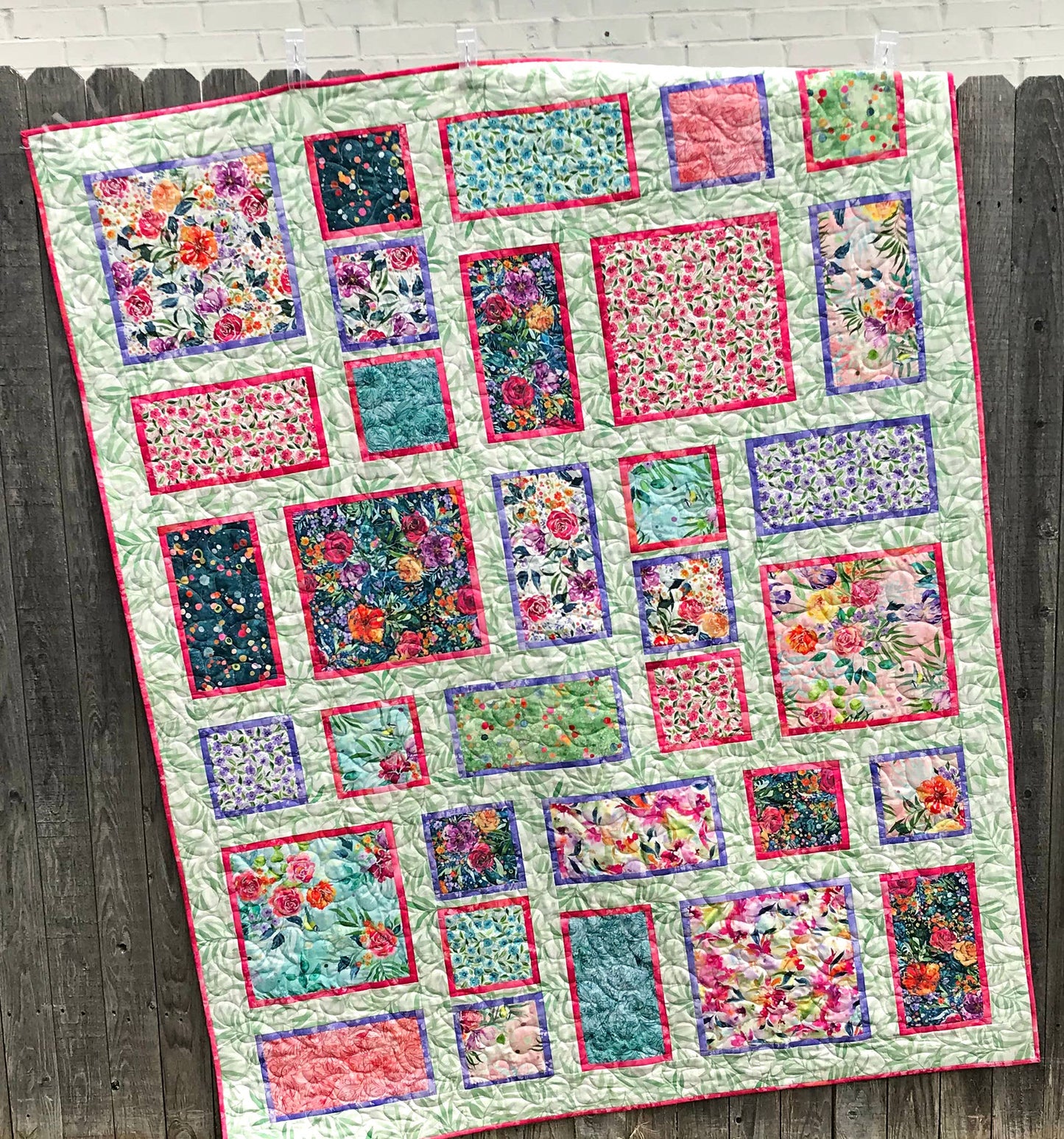 Fancy Frames Fat Quarter Quilt Pattern