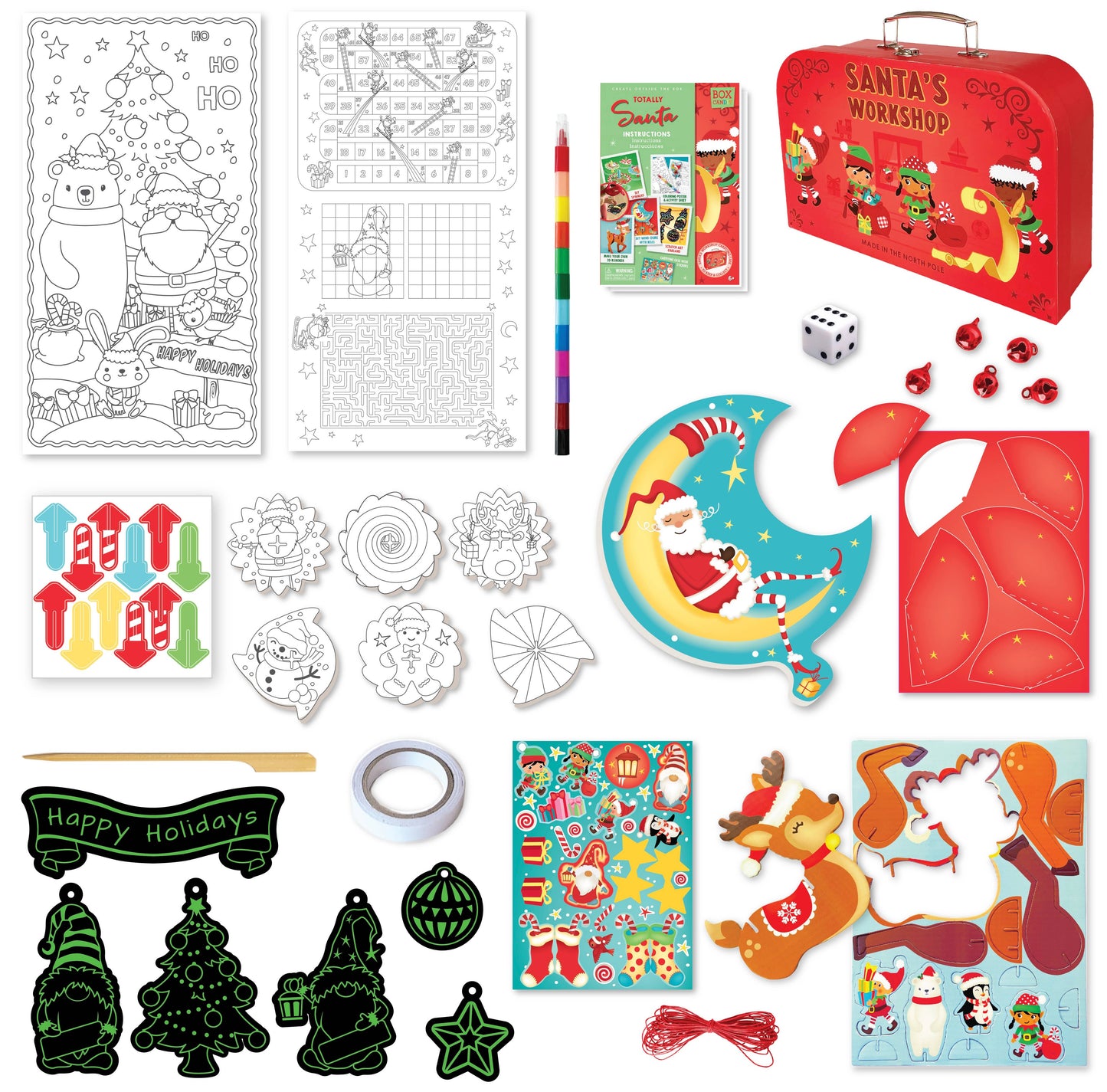 Totally Santa Holiday Workshop Activity Set