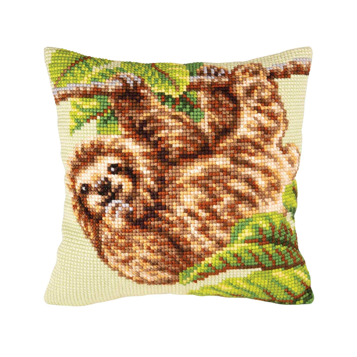 Needlepoint Pillow Kit Sloth Collection DArt 5426