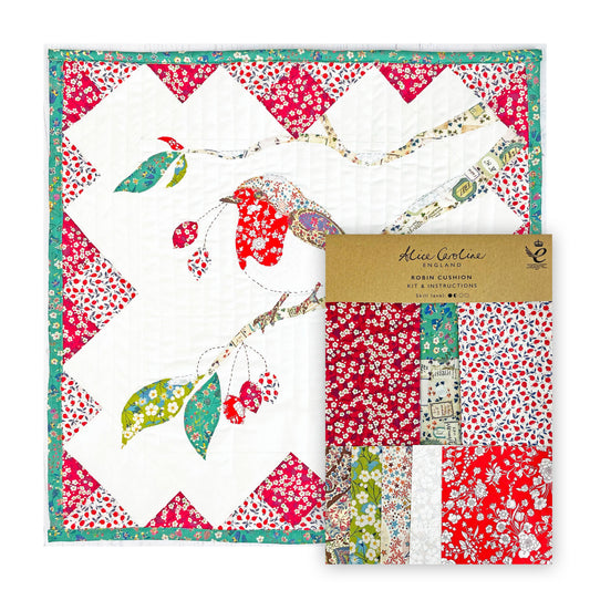 Liberty Tana Lawn® Fabric Robin Cushion Kit | Christmas