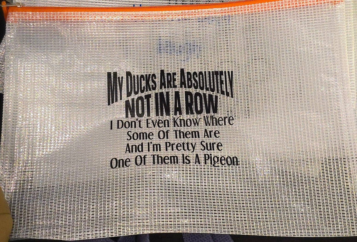 Quilt Project Bag: I run with Scissors