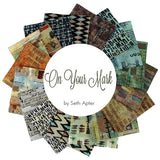 On Your Mark Fat Quarter Bundle Seth Apter for FreeSpirit Fabrics, Includes 16 fat quarters