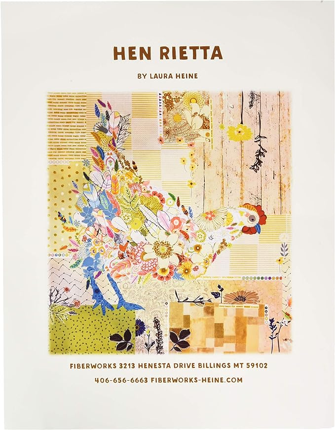 Hen Rietta Collage Printed Pattern