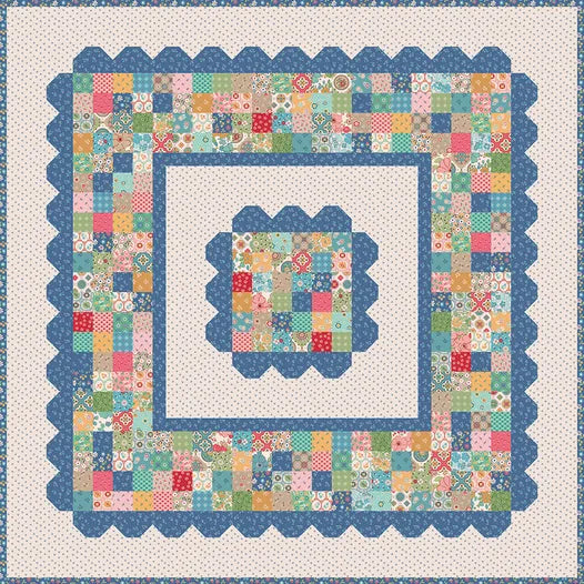 Heritage Table Topper Quilt Kit Featuring Mercantile by Lori Holt