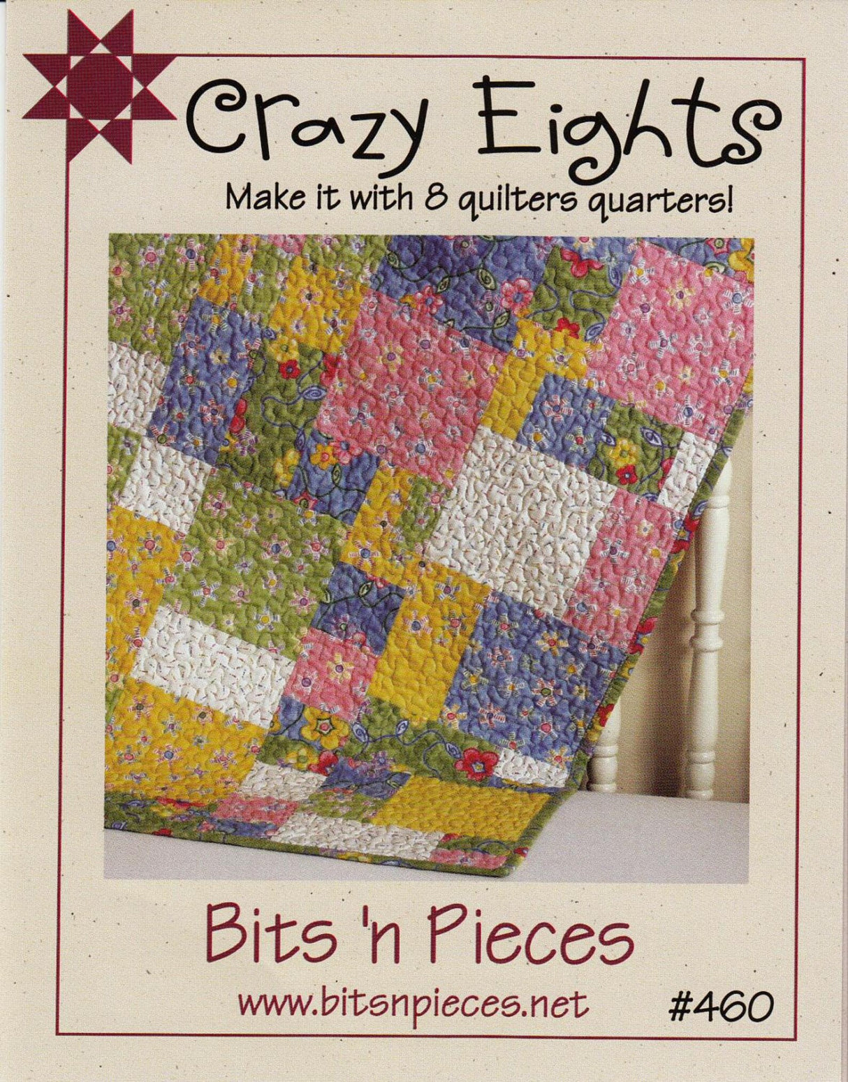 Crazy Eights Beginner Quilt Pattern