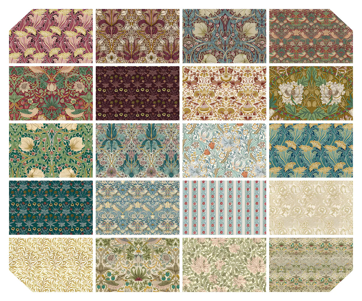 Lodden 5" Squares by William Morris