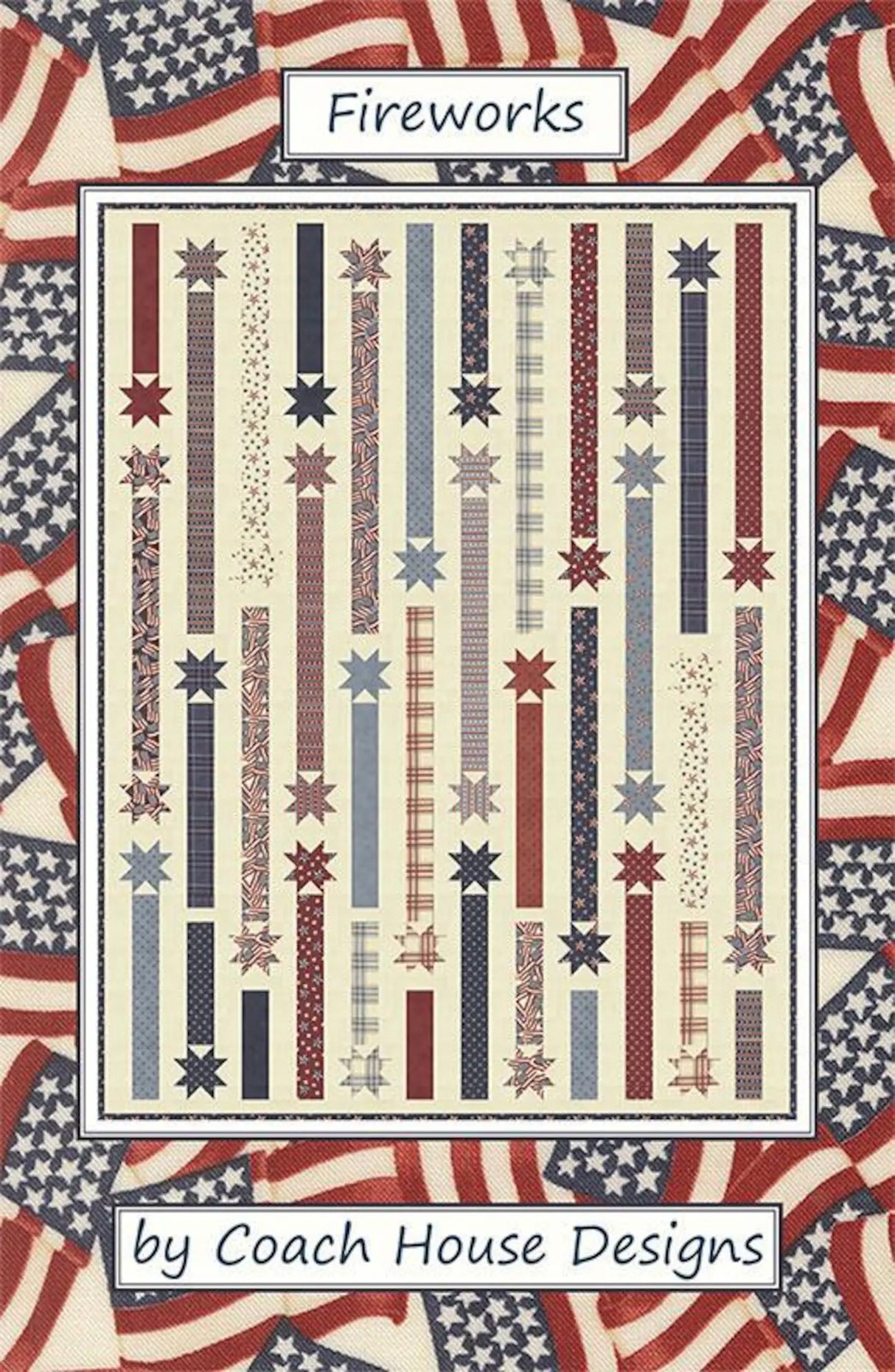 Fireworks Quilt Kit - featuring America 250 Years by Deb Strain for Moda
