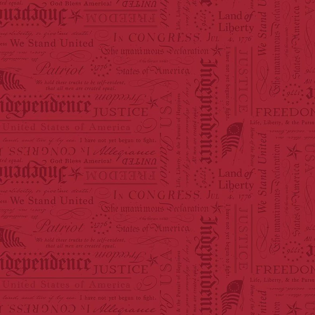 Independence Declaration Cherry Tart from Riley Blake by the yard