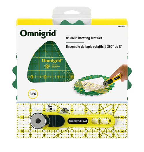 360 Rotating Mat Set 8" 8RM258RC Omnigrid#1