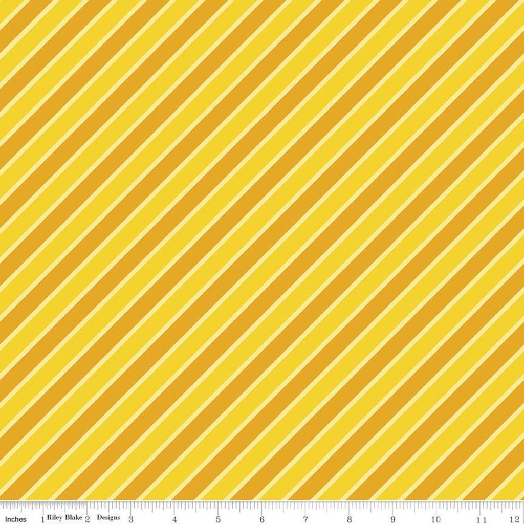 Malibu Barbie Stripes C11722 Yellow - Riley Blake Designs – North Shore ...