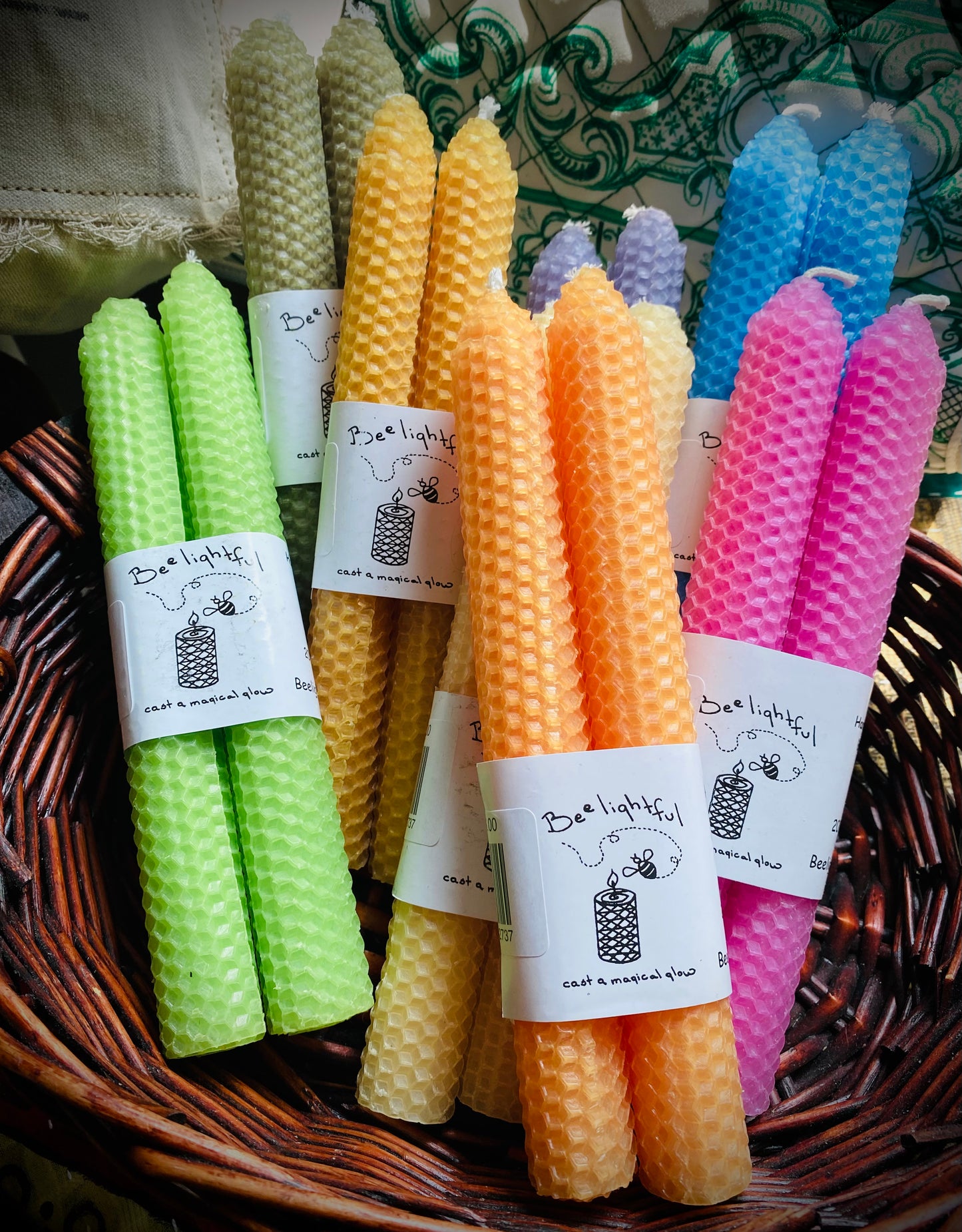 Locally Handmade 100% Pure Beeswax Candles