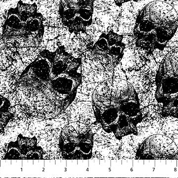 Frightful, skulls white Patrick Lose for Northcott