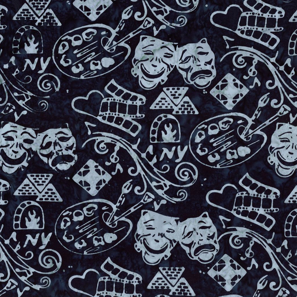 All New York Shop Hop Icons Stormy Seas from Riley Blake, by the yard