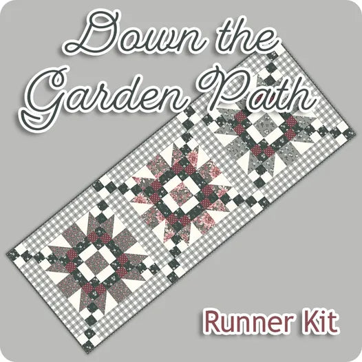 A Walk on the Prairie Down the Garden Path Runner Kit by Riley Blake