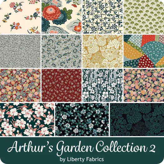 Arthur's Garden by Liberty Fabrics for Riley Blake Designs 5" square stacker