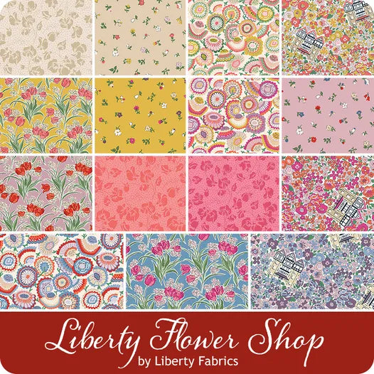Liberty Flower Shop 5" Stacker Liberty Fabrics for Riley Blake Designs