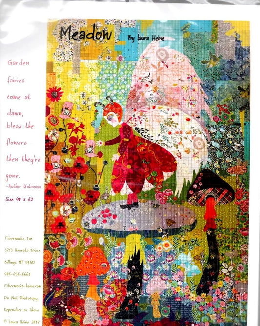 Meadow Collage Printed Pattern by Laura Heine