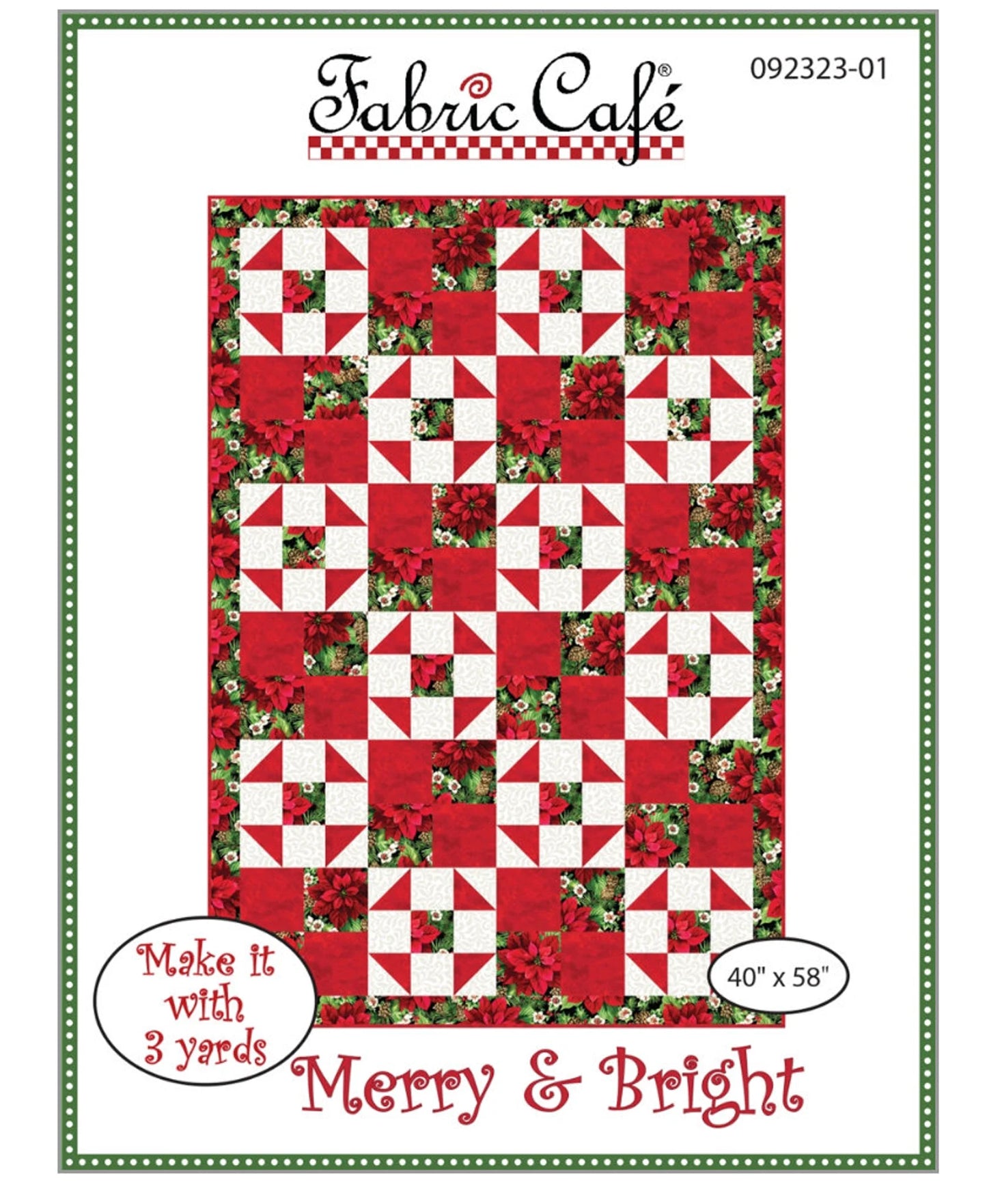 Fabric Cafe Merry & Bright Pattern