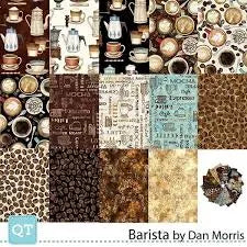 Espresso Quilt Kit with Barista from QT Fabrics