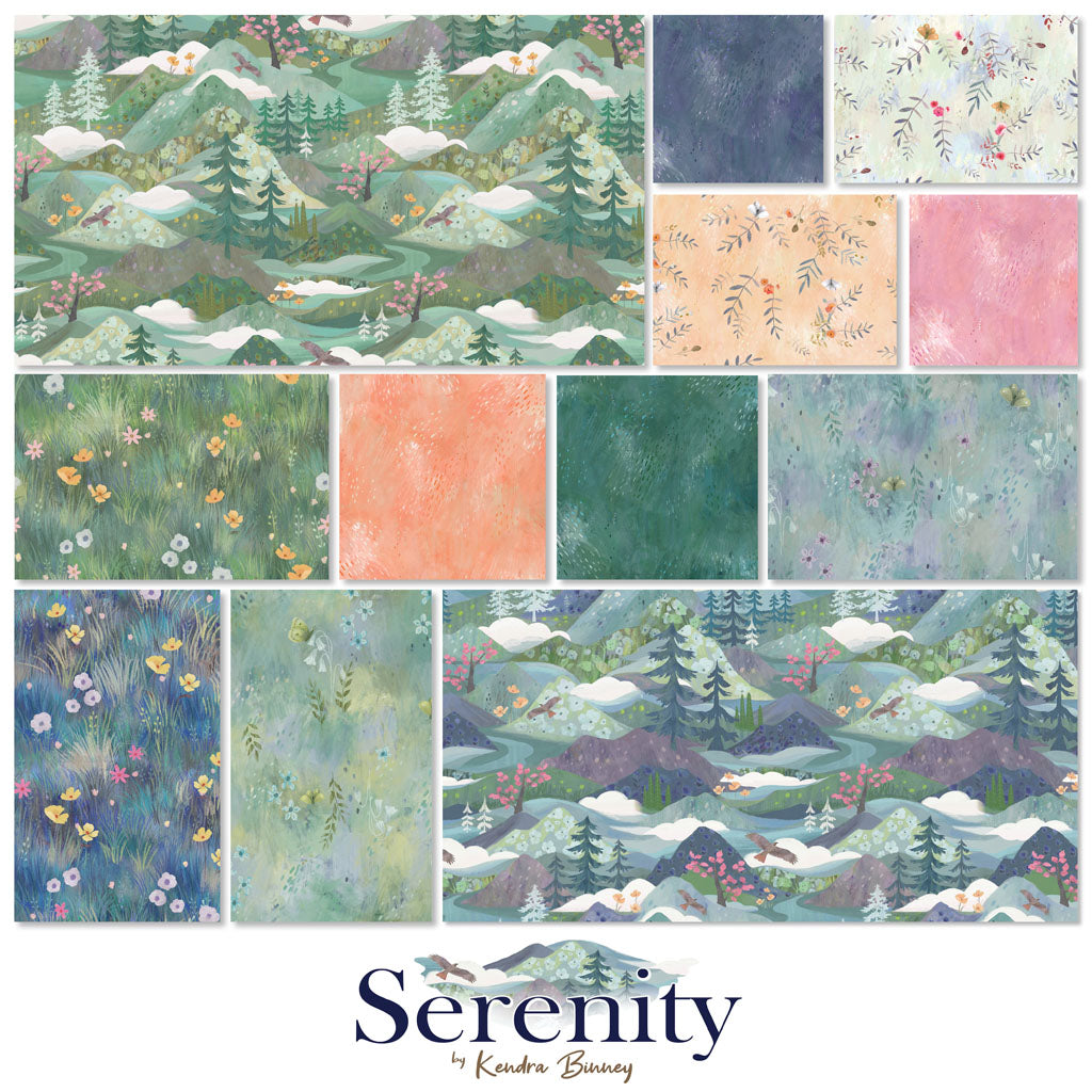 Serenity by Clothworks Strip Roll