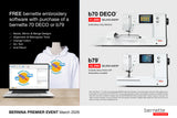 bernette b70 Deco Embroidery Only Machine - Include Embroidery Software by Dime through March 31, 2026