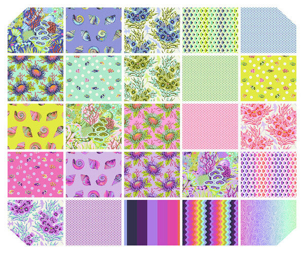 Floral Reef Fat Quarter Bundle 25 pieces