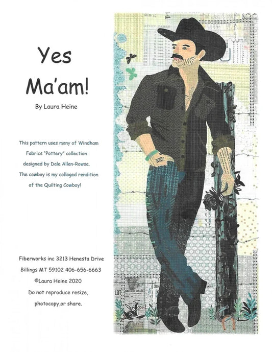 Yes Ma'am Collage Printed Pattern by Laura Heine