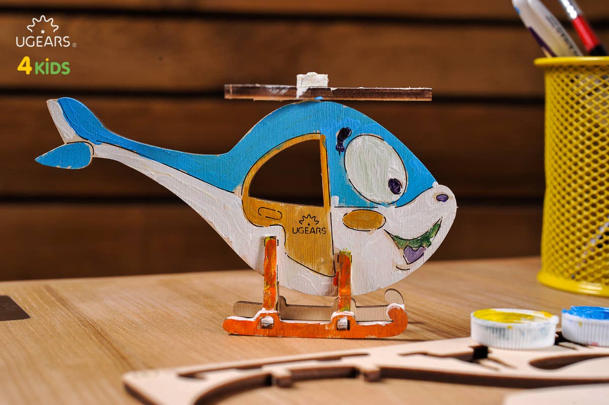 UGears 4Kids Helicopter
