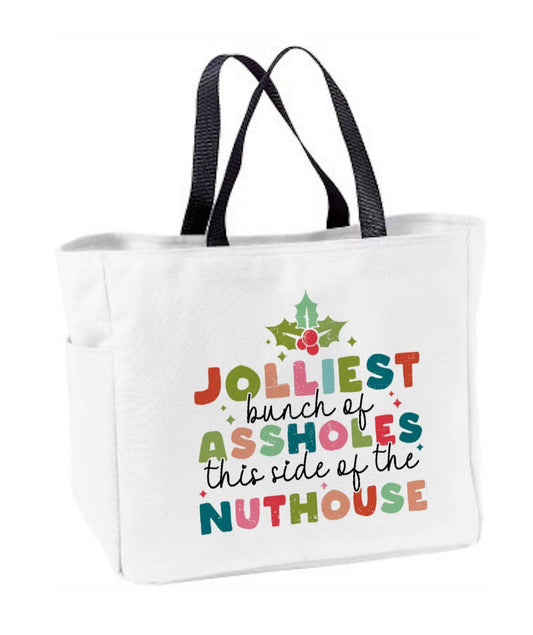 Christmas Tote - Holiday Bag - Tote Bag - Mom Bag - Kids Bag