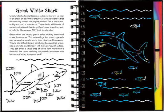 Scratch & Sketch™ Sharks (Trace Along)