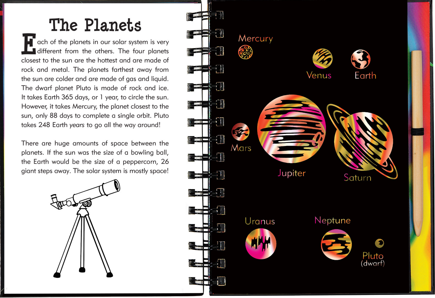 Scratch & Sketch™ Solar System (Trace Along)