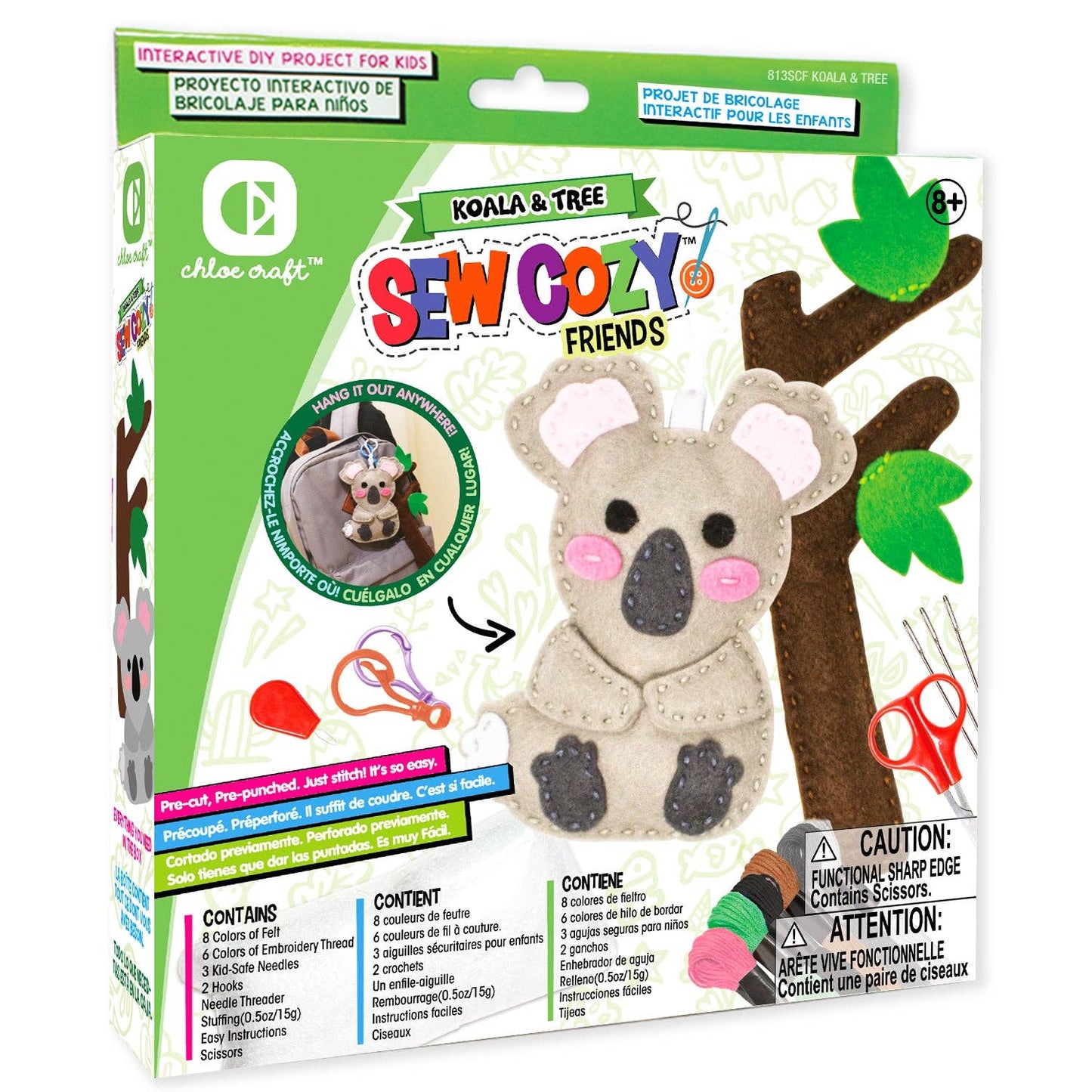 Kids Craft Sewing Kit DIY Make Your Own Charms Animals