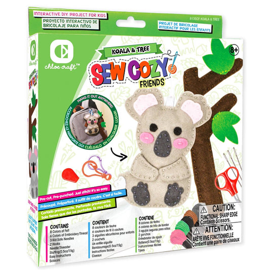 Kids Craft Sewing Kit DIY Make Your Own Charms Animals