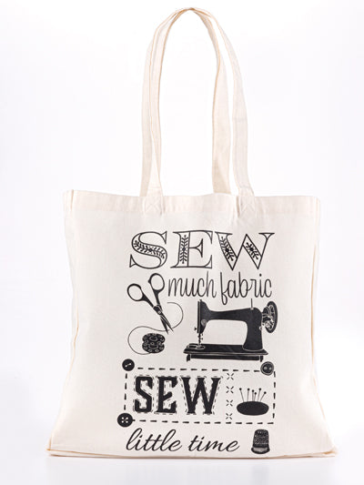 Sew Much Fabric Canvas Tote Bag