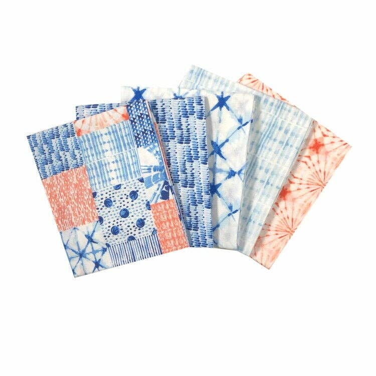 Nautical Fat Quarter Bundle Ocean Coastal Seashell Fabric