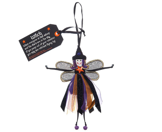 'Witch' - Fair Trade Halloween Decoration