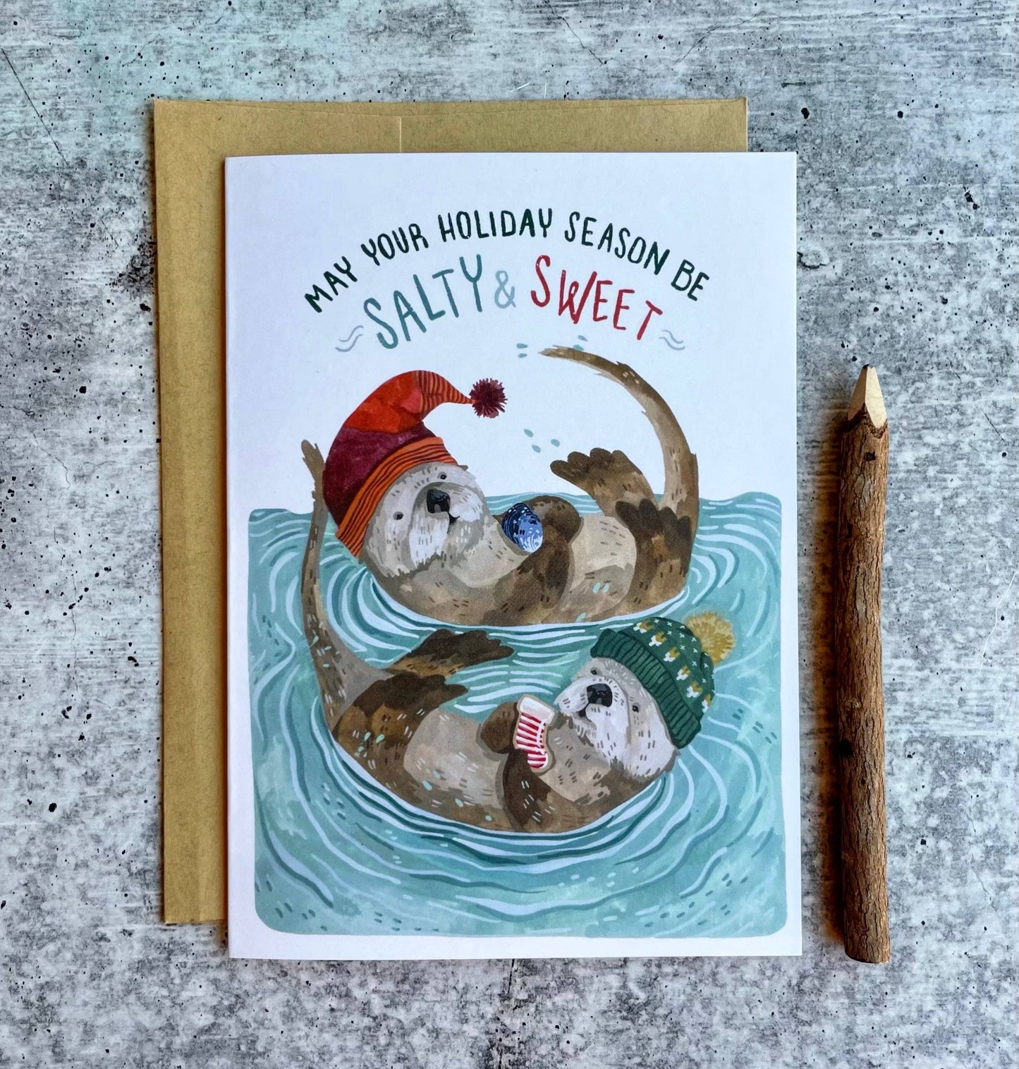 Salty and Sweet Christmas Card